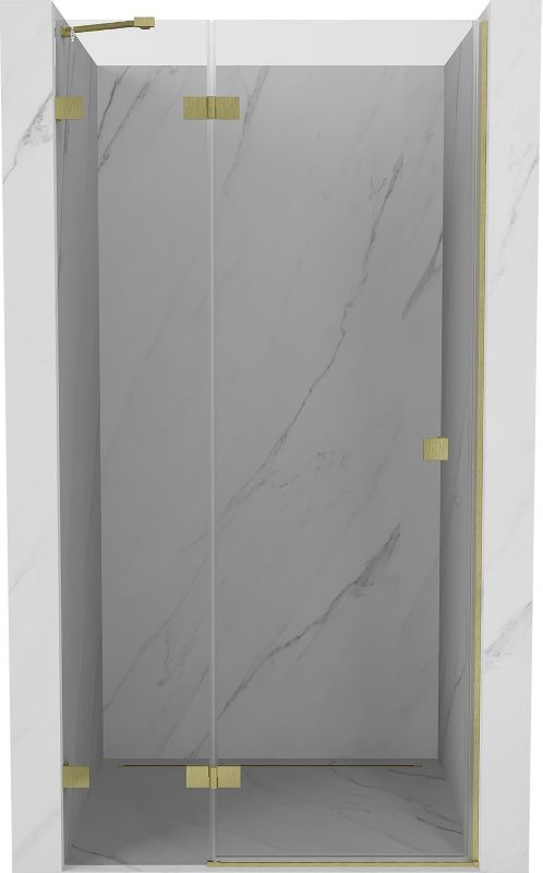 Drzwi prysznicowe Mexen Lunar złote 90 cm 1 szt.