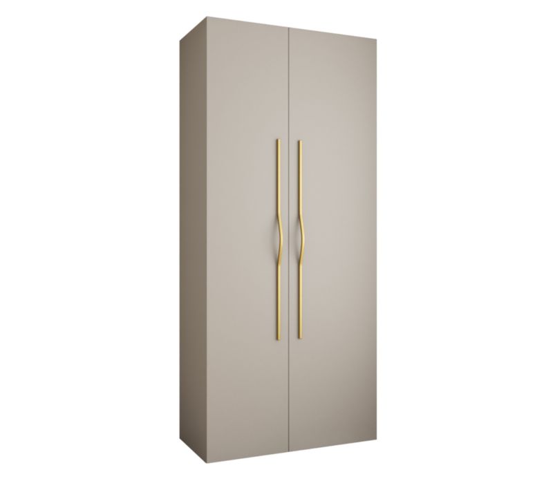 Szafa uchylna Garderoba COMO 2 110 (kaszmir/złoty)