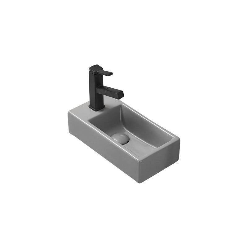 Umywalka nablatowa Mexen Inez szara 40x20cm 1 szt.