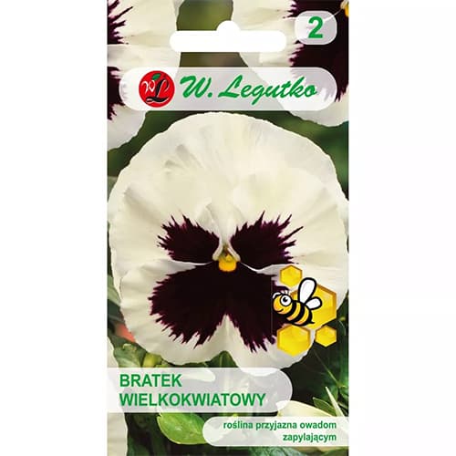 1 szt, Bratek Silberbraut - Nasiona: Ilość w opakowaniu: 0.5 g