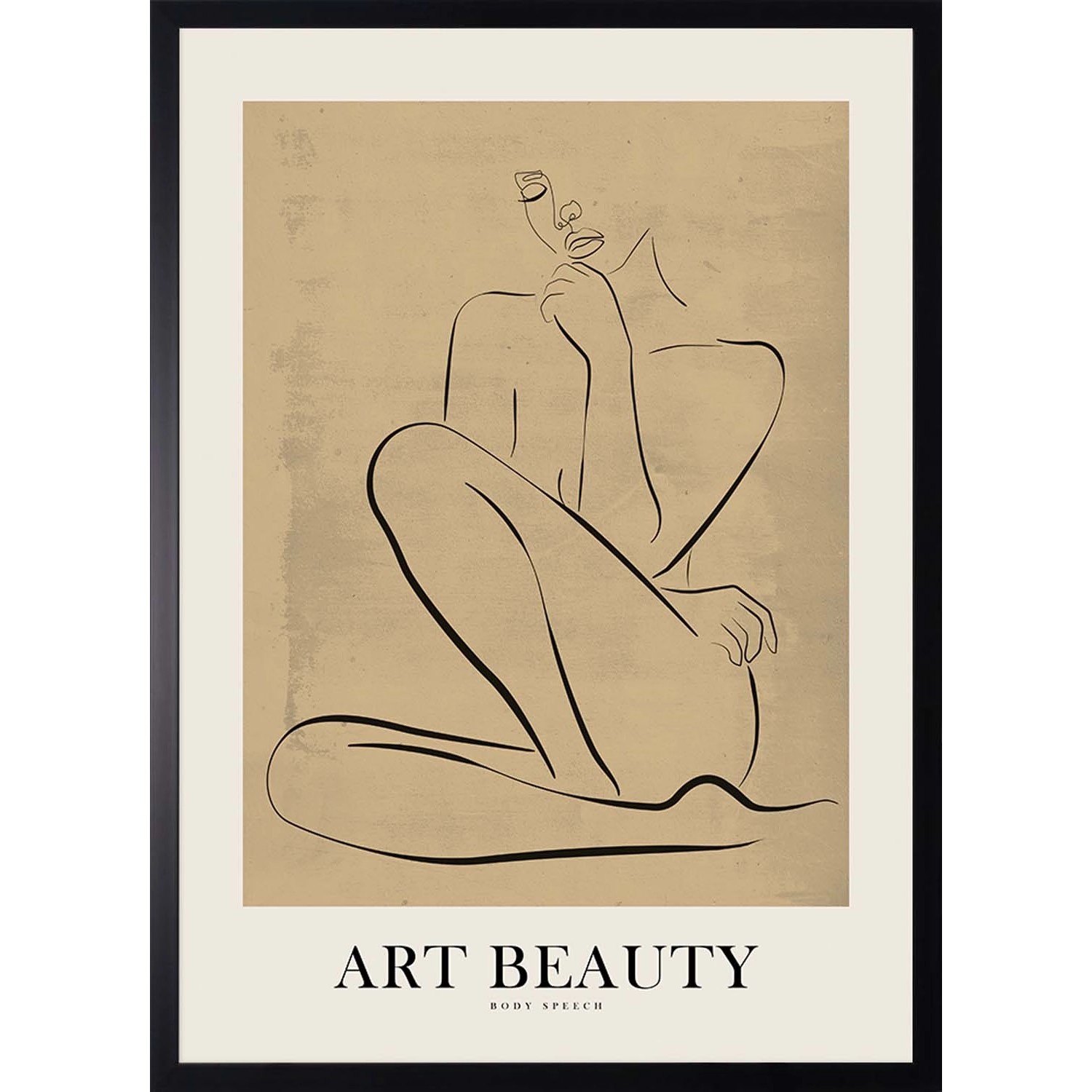 ARS LONGA Obraz ART LINE BODY SPEECH 53 x 73 cm