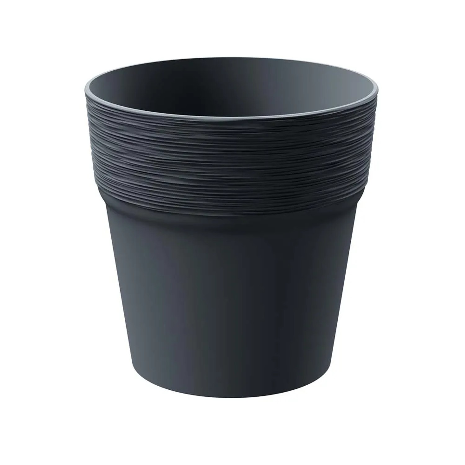 Prosperplast Doniczka Furu antracyt - 12 x 12,2 cm