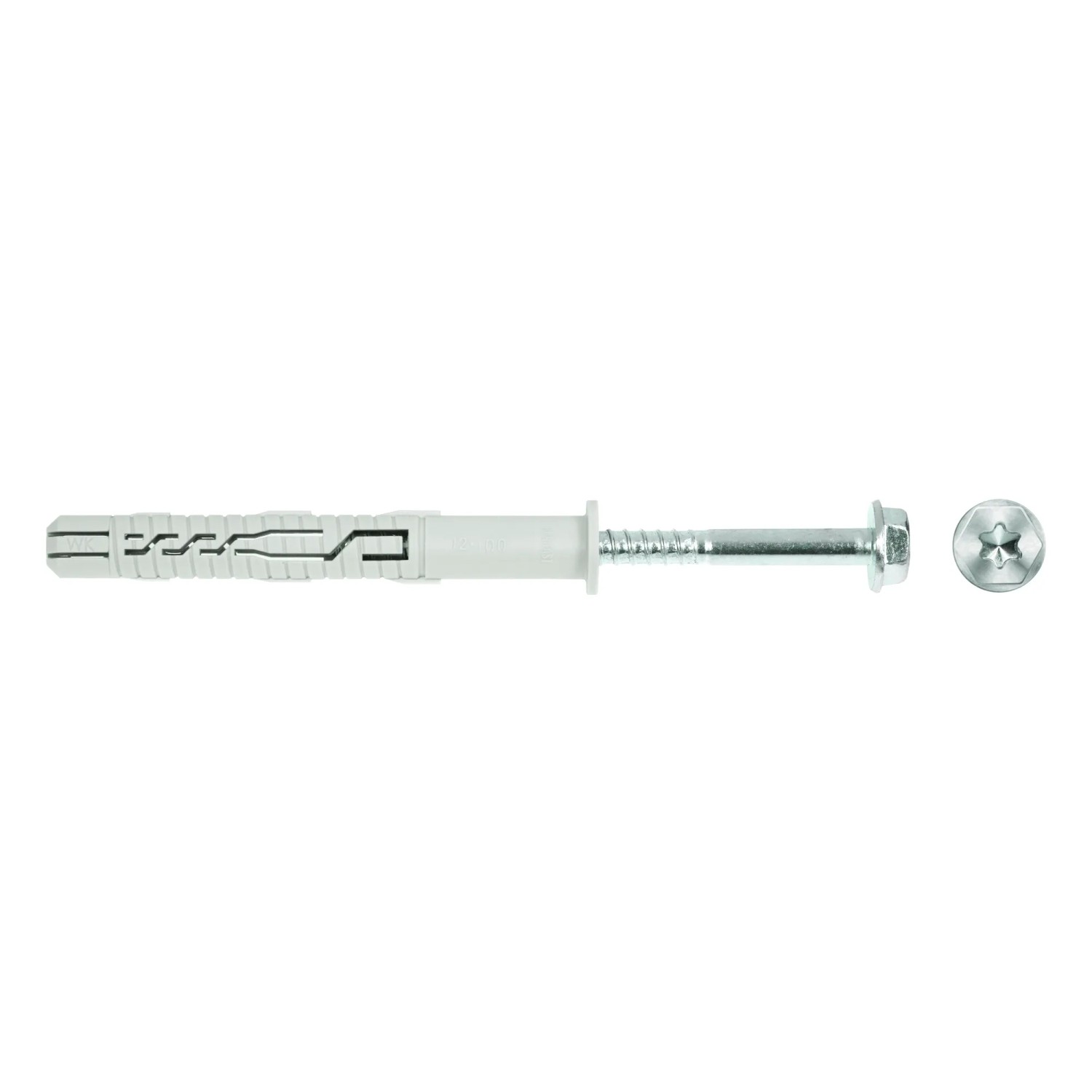 Wkręt-met Kołek ramowy z łbem 6-kątnym i gniazdem torx 12 mm x 100 mm