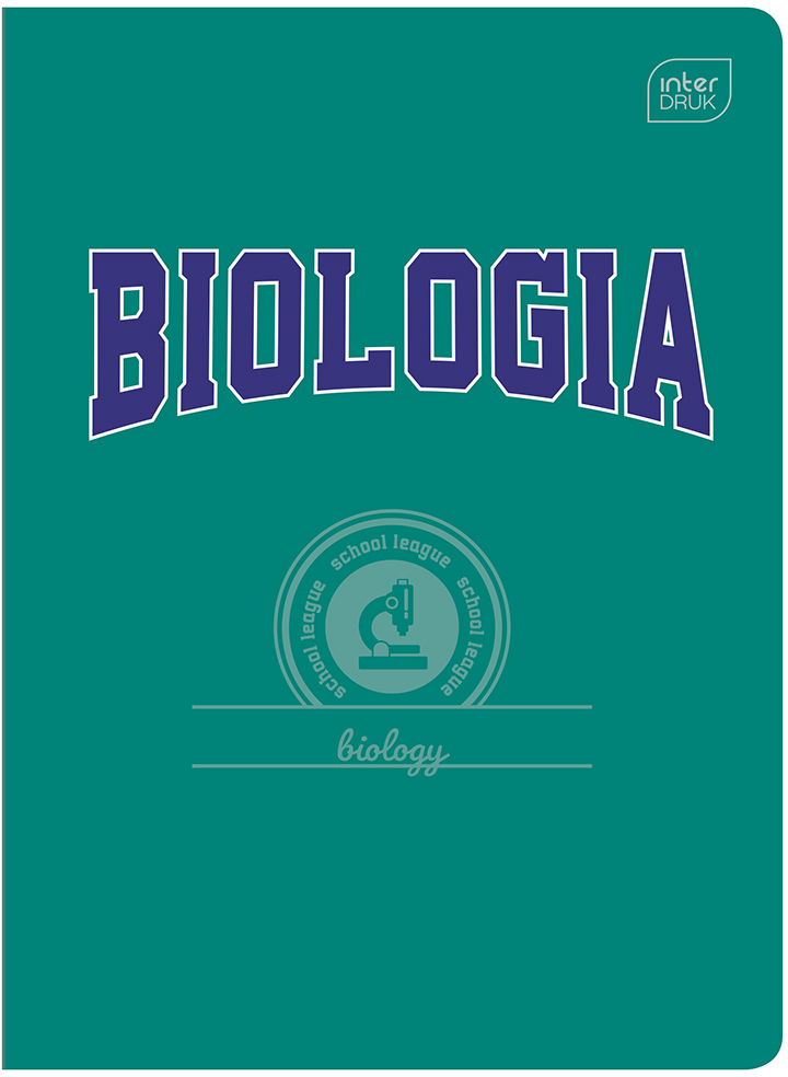 Zeszyt przedmiotowy w kratkę Interdruk Biologia, A5, 60 kartek