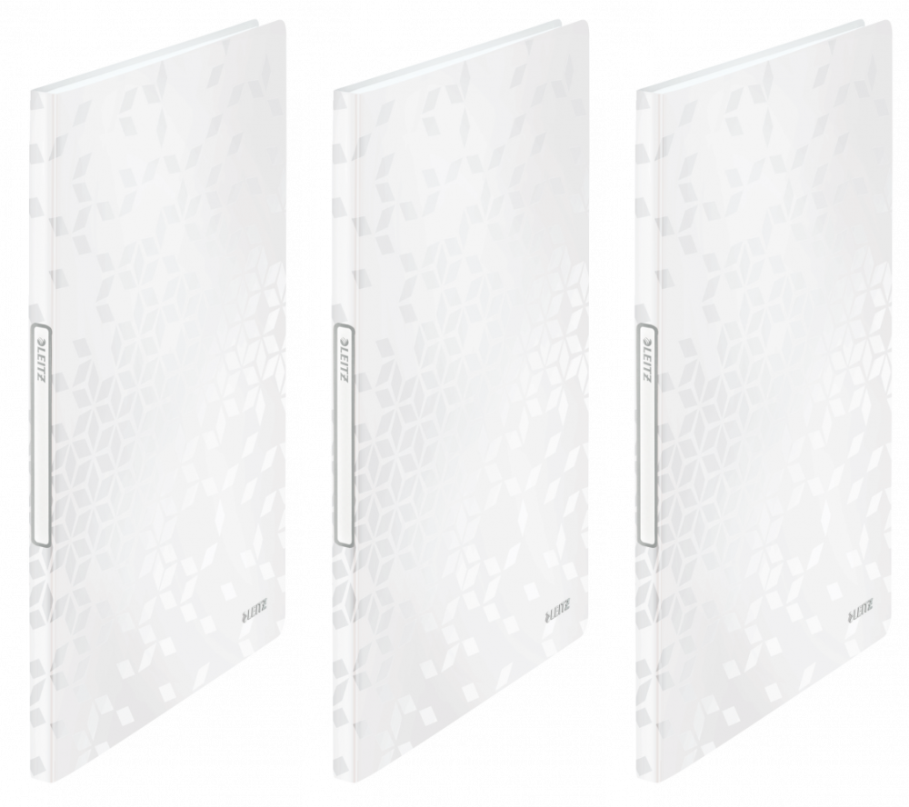 3x Album ofertowy Leitz Wow, A4, 20 koszulek, biały