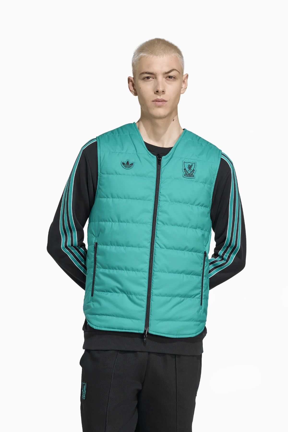 Kamizelka adidas Liverpool FC 25/26 Terrace Icons - Miętowy