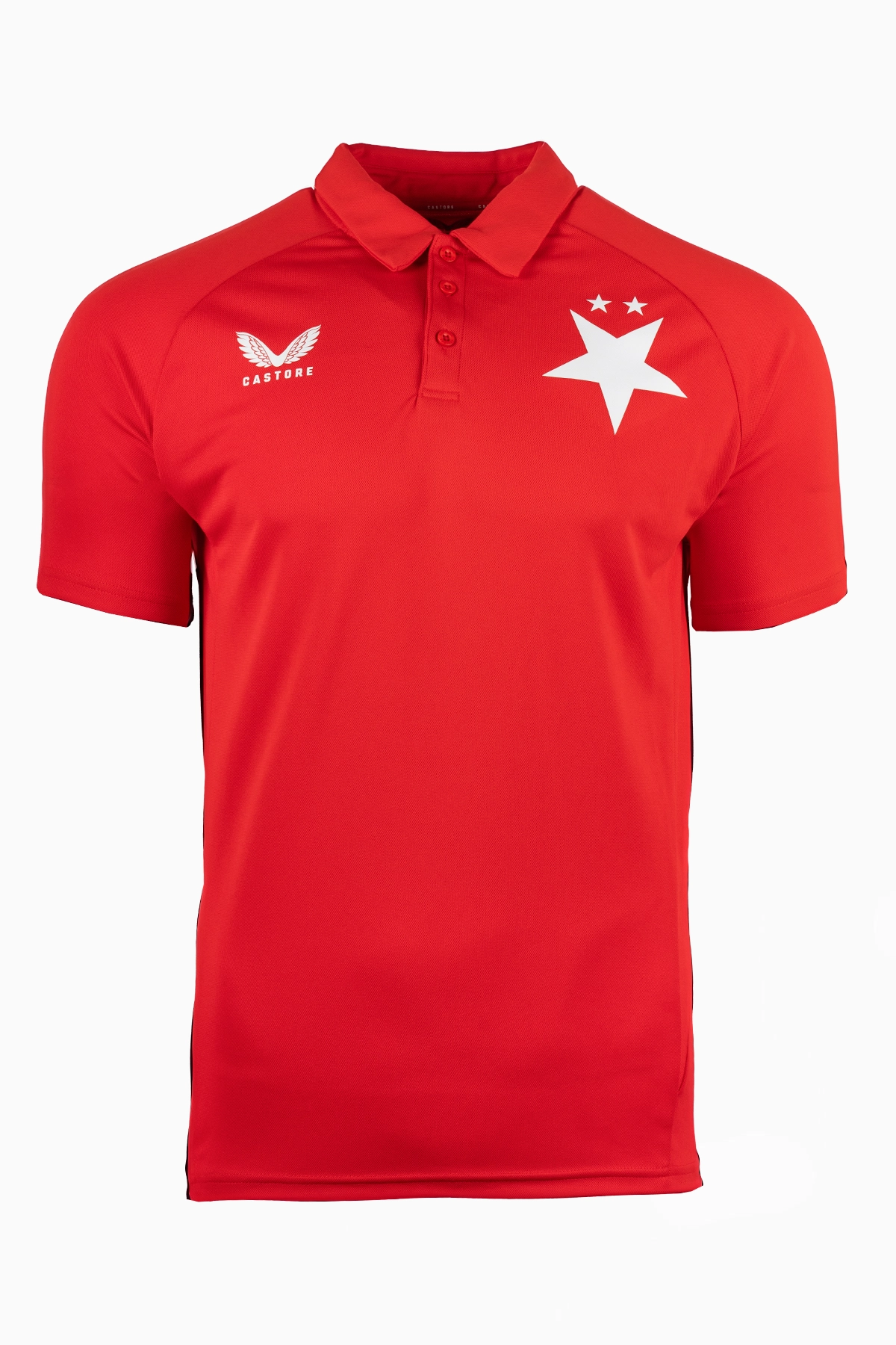 Koszulka Castore SK Slavia Praga 25/26 Polo - Czerwony