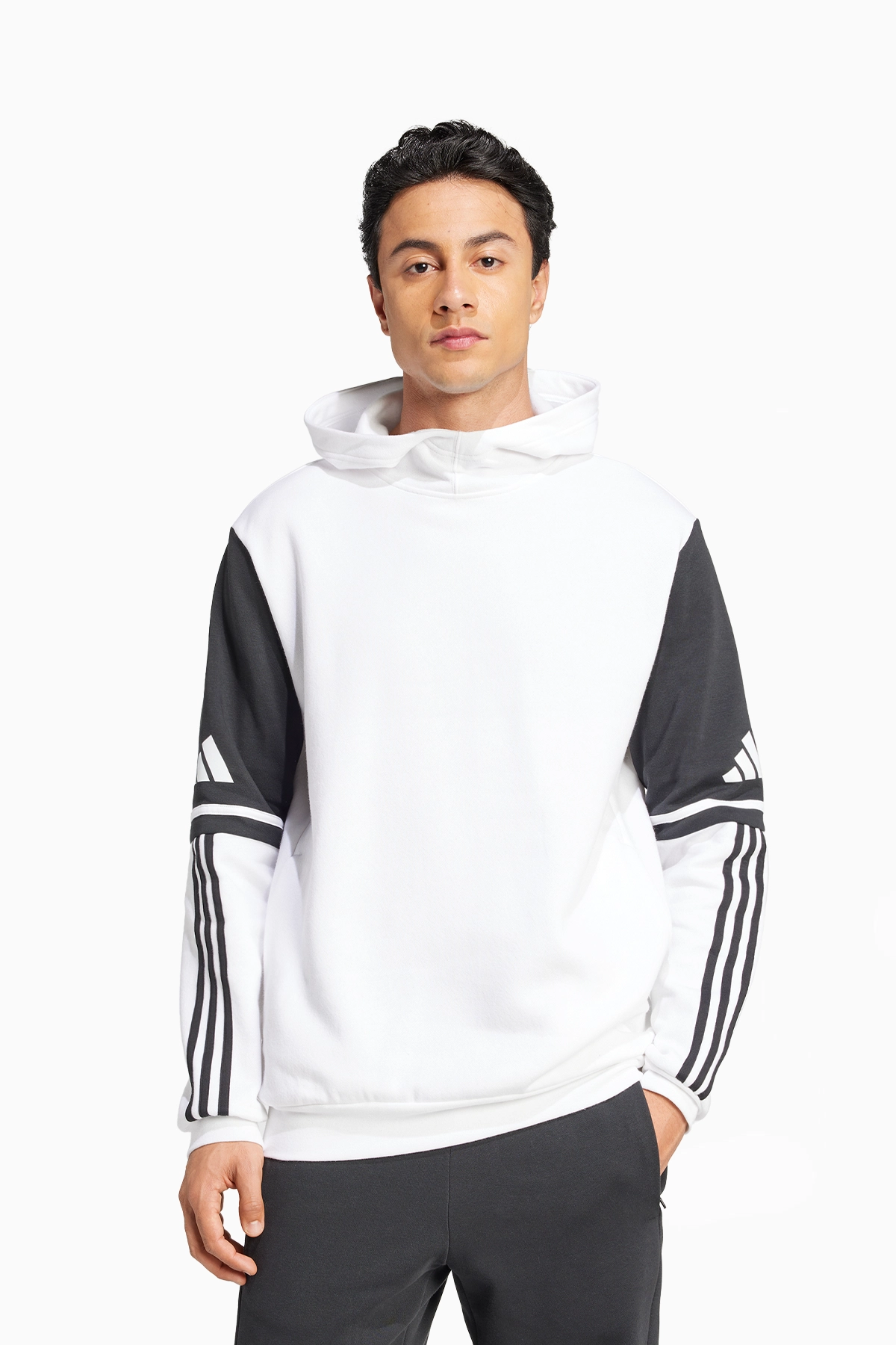 Bluza z kapturem adidas Squadra 25 Sweat - Biały