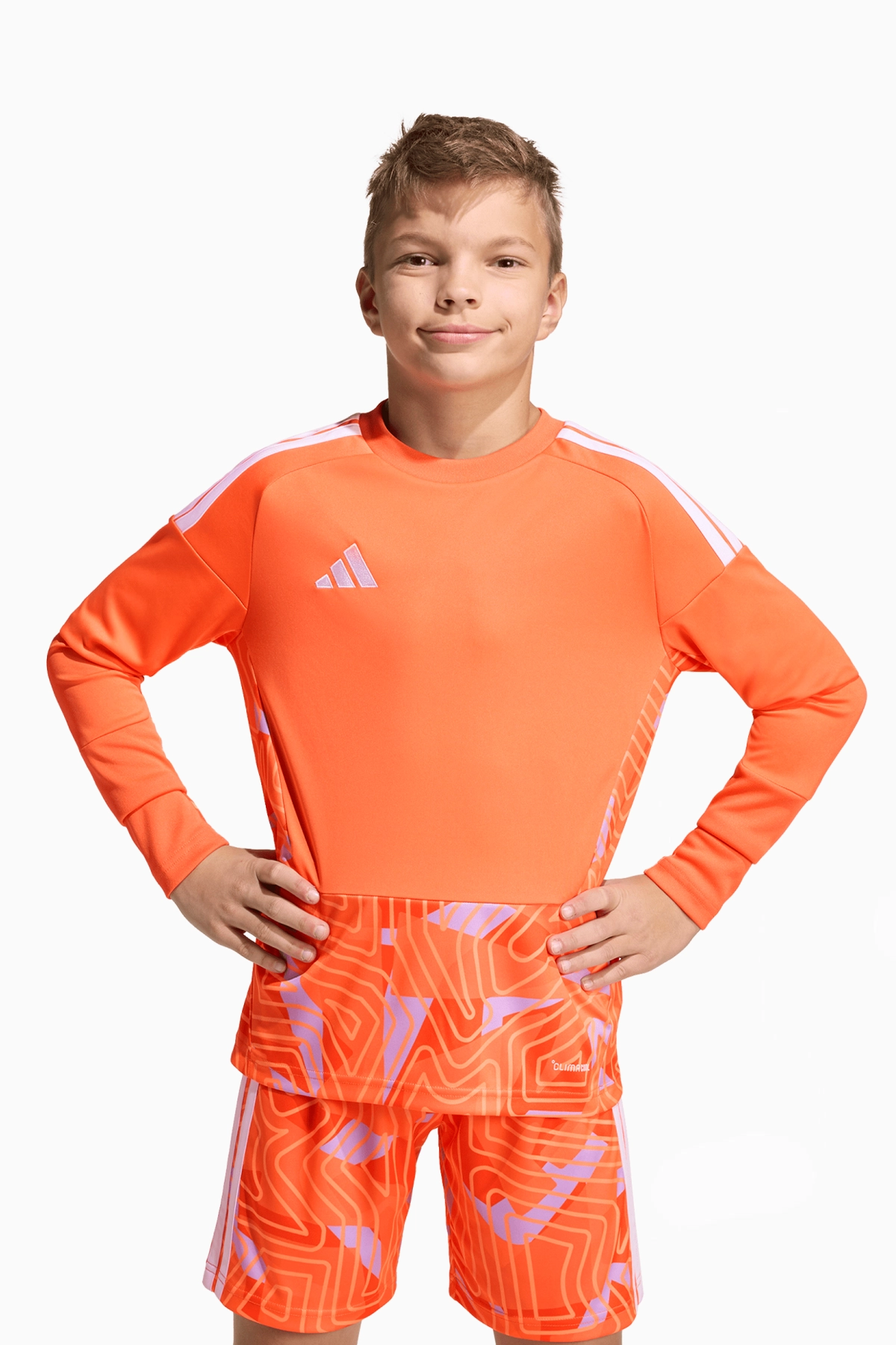 Bluza bramkarska adidas Tiro 26 Competition GK Junior - Pomarańczowy
