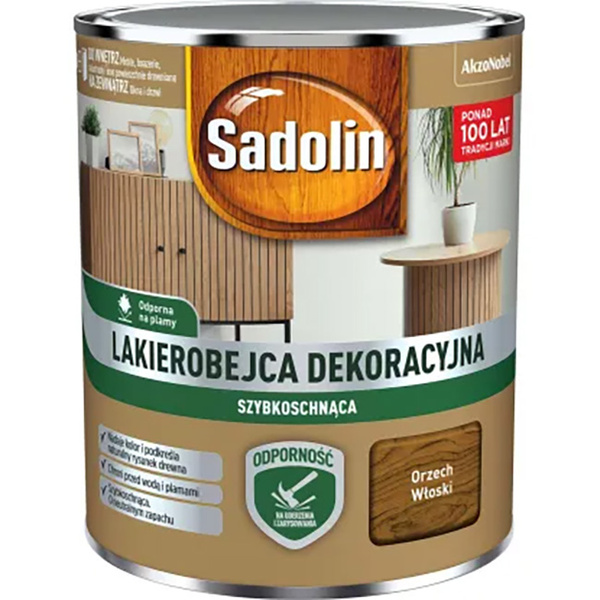 Lakierobejca dekoracyjna Orzech włoski 0,7L Sadolin