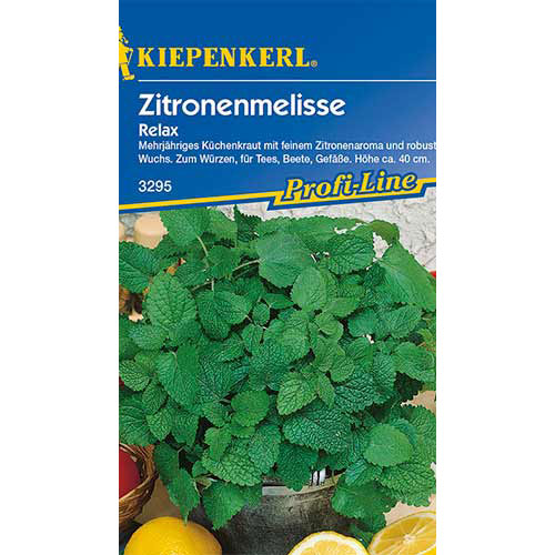1 szt, Zitronenmelisse Relax - Samen: Ilość w opakowaniu: 1 Stück