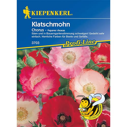 1 szt, Klatschmohn Chorus - Samen: Ilość w opakowaniu: 1 Stück