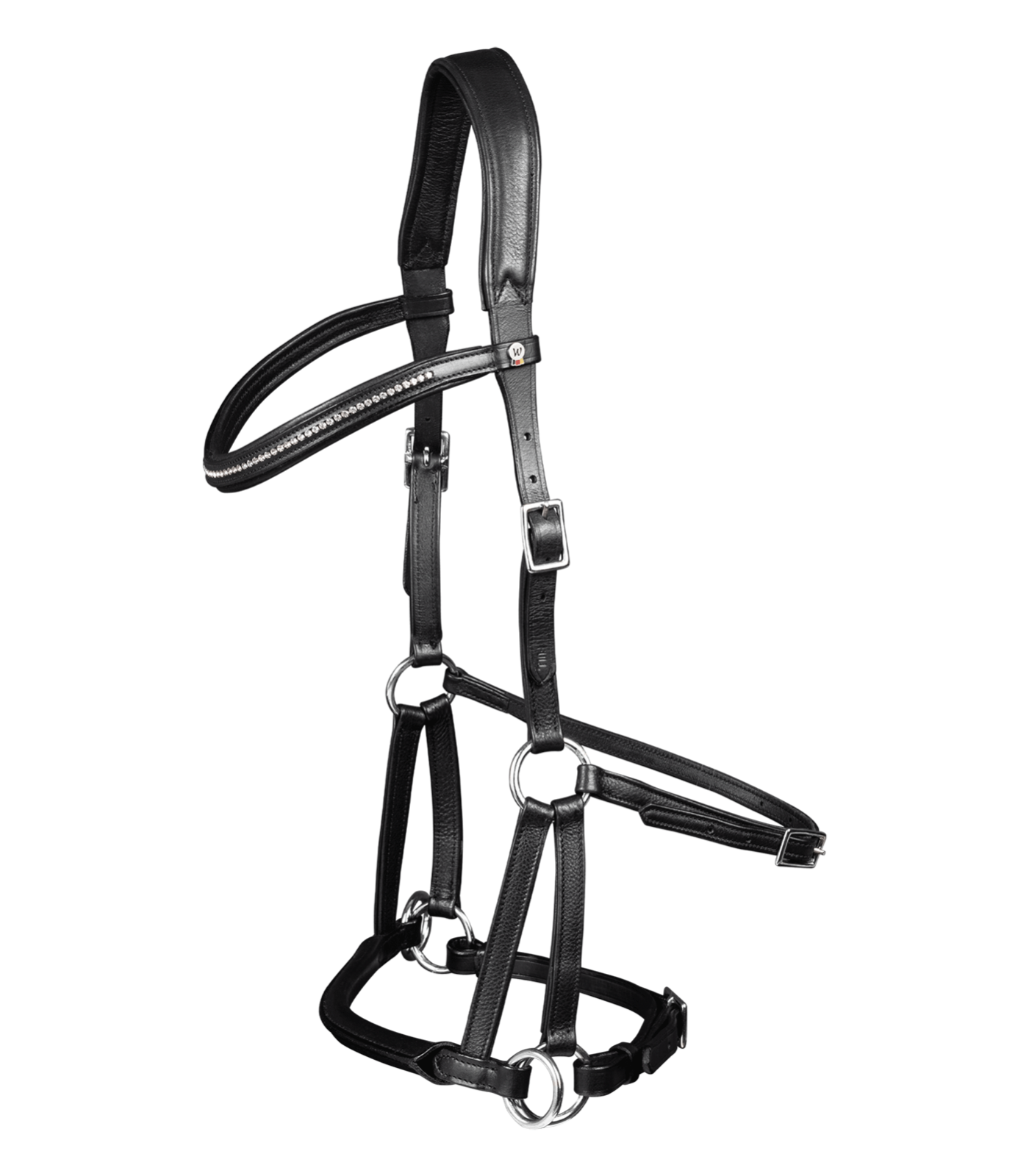 Waldhausen Waldhausen ogłowie bezwędzidłowe Supersoft Nuova X-Line 24h