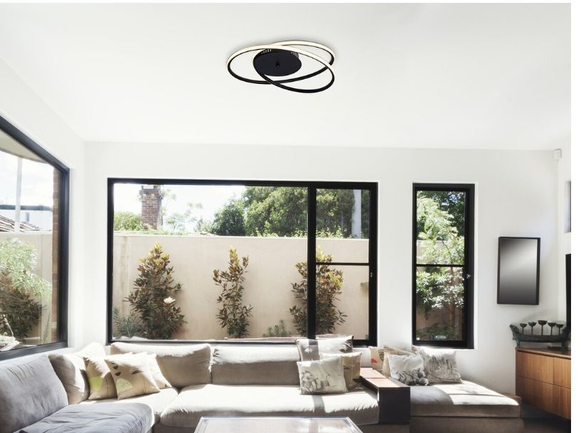 Rabalux Meridia lampa podsufitowa 1x40 W czarna 3256