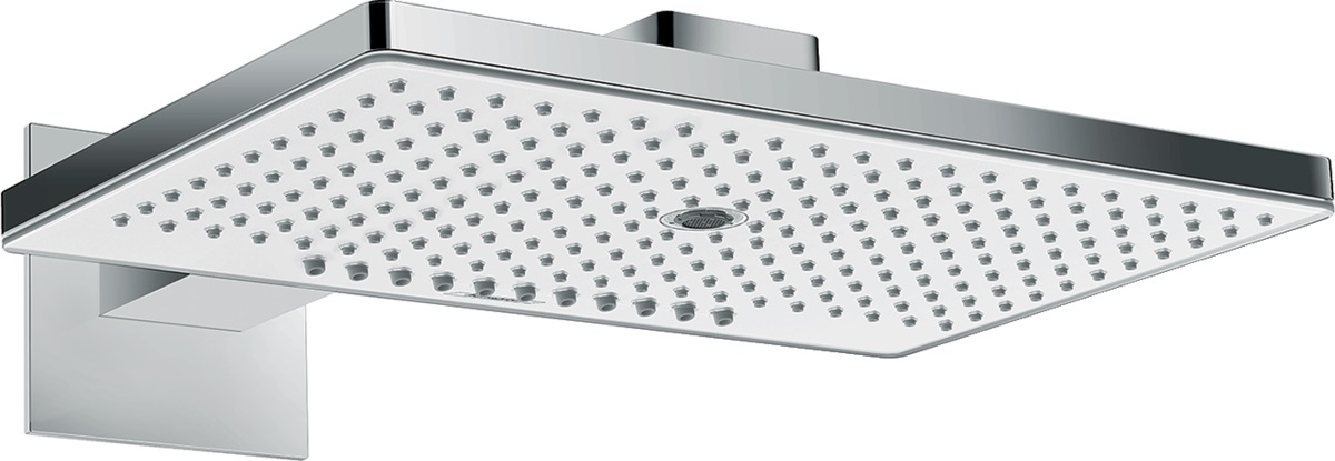 Hansgrohe Rainmaker Select deszczownica 46,6x30 cm z ramieniem prysznicowym biały/chrom 24007400