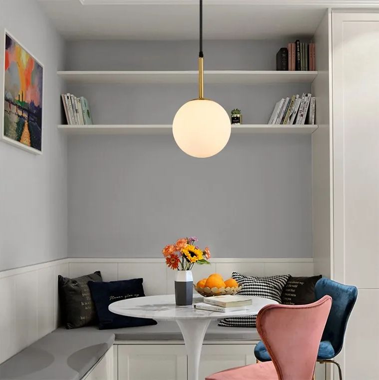 TooLight lampa wisząca 1x60 W biała-złota OSW-00560 - Wysyłka w 24h