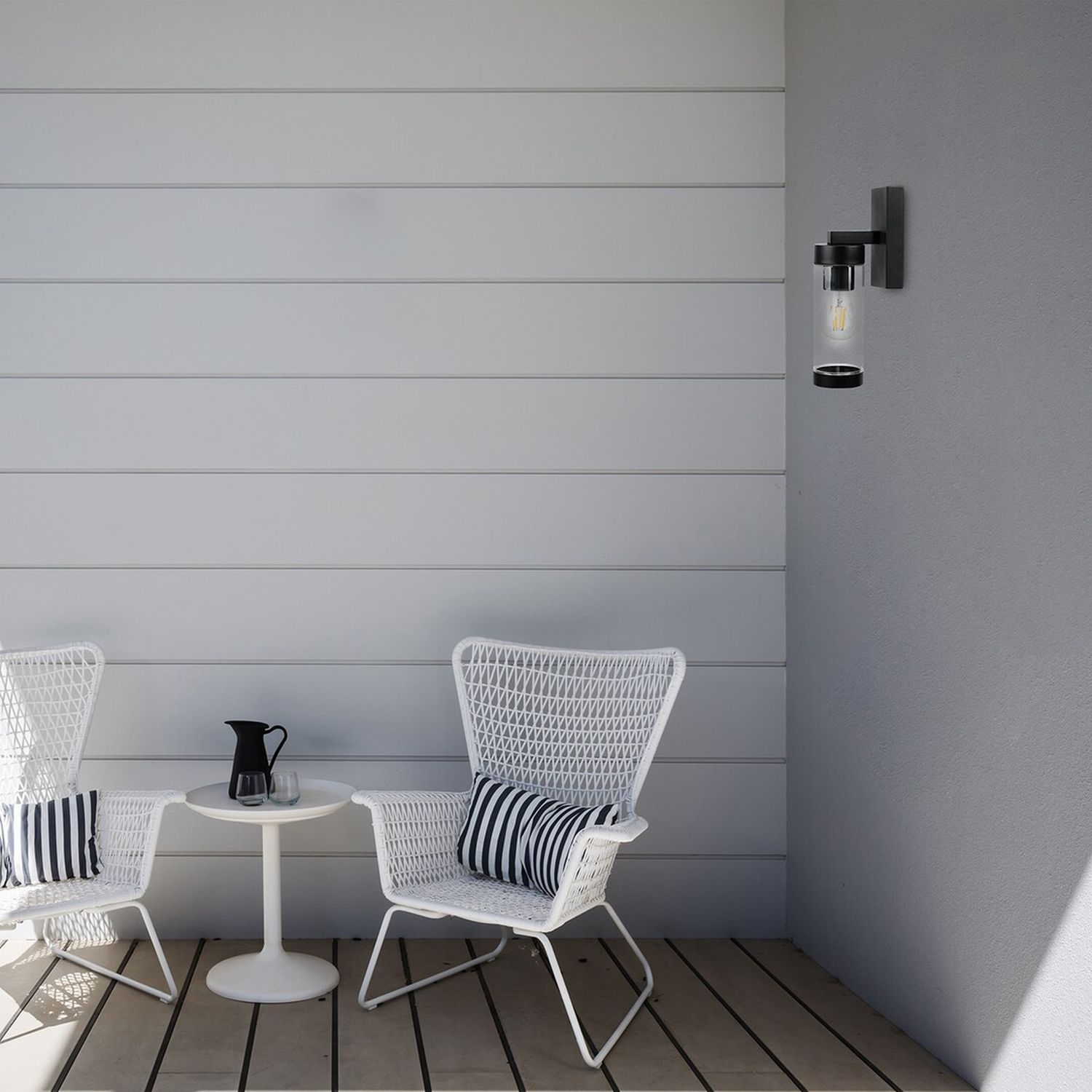 Rabalux Kolta kinkiet zewnętrzny 1x12W czarny mat 7386