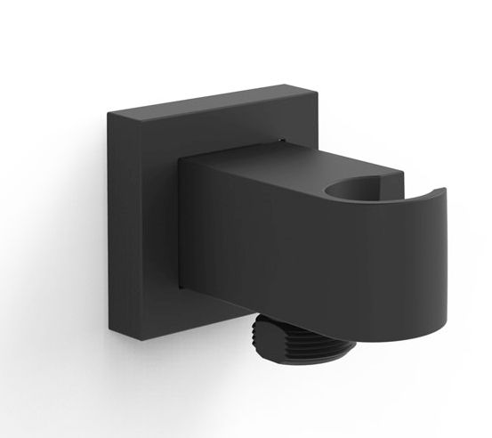 Tres Selection przyłącze kątowe z uchwytem czarny mat 20218221NM