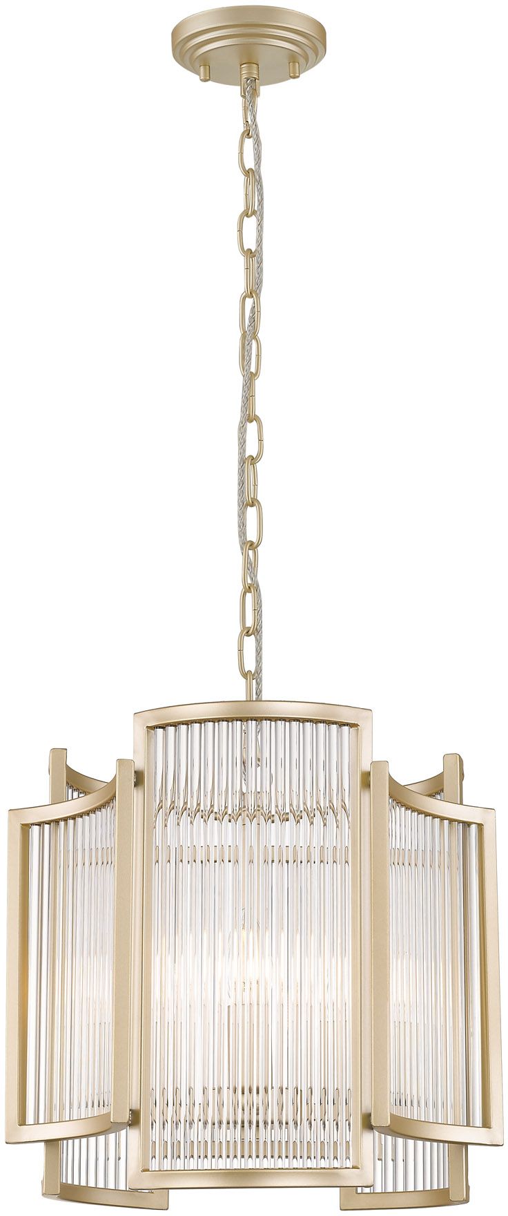 Zuma Line Sergio lampa wisząca 3x60W złoty mat/szkło przezroczyste P0528-03A-V6AC - Wysyłka w 24h