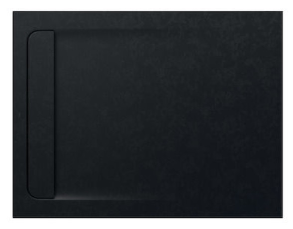 Roca Aquos brodzik 120x90 cm prostokątny kompozyt Stonex czarny AP6014B038401400