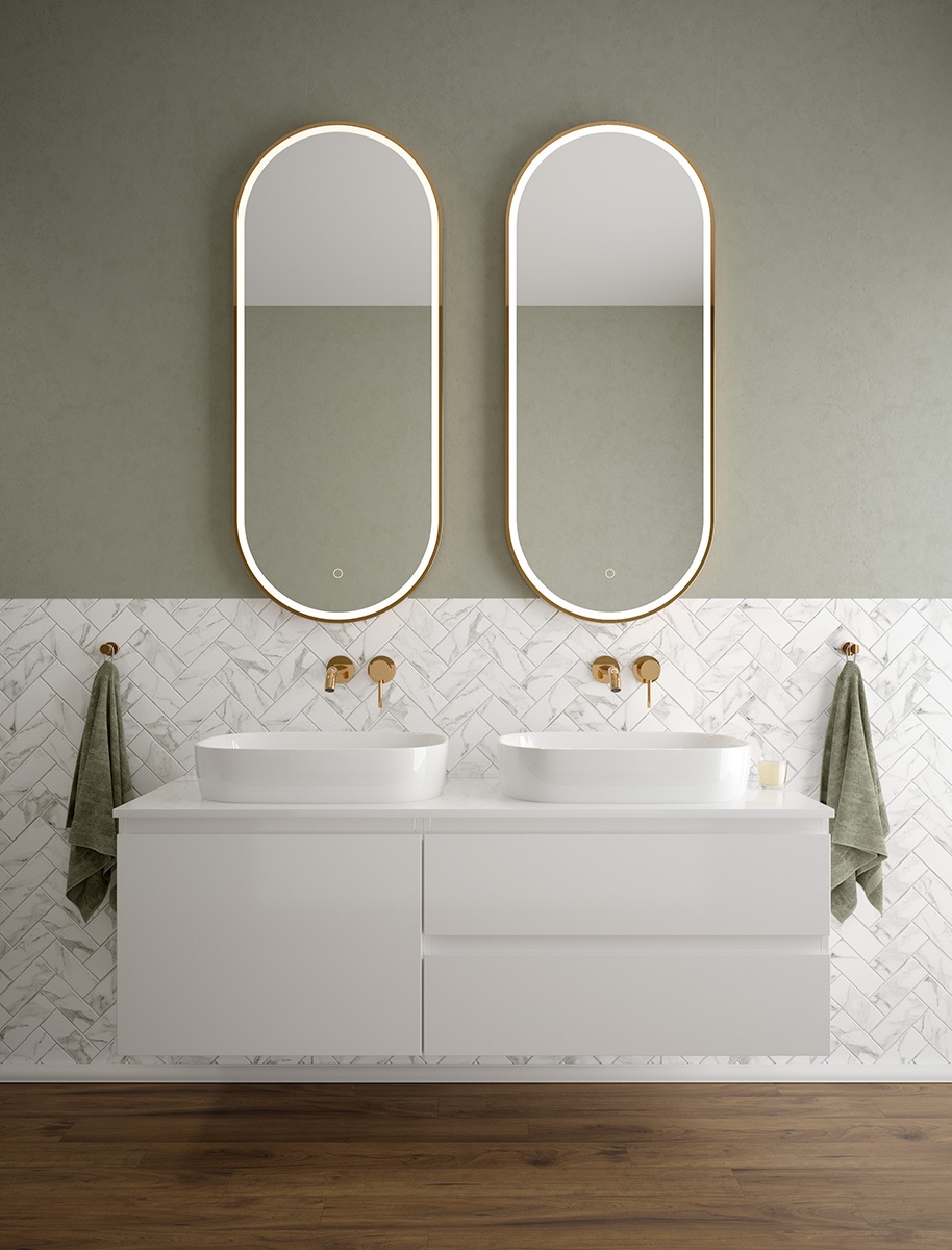 Oltens Jurong umywalka 54x36 cm owalna nablatowa biała 40804000 - Wysyłka w 24h