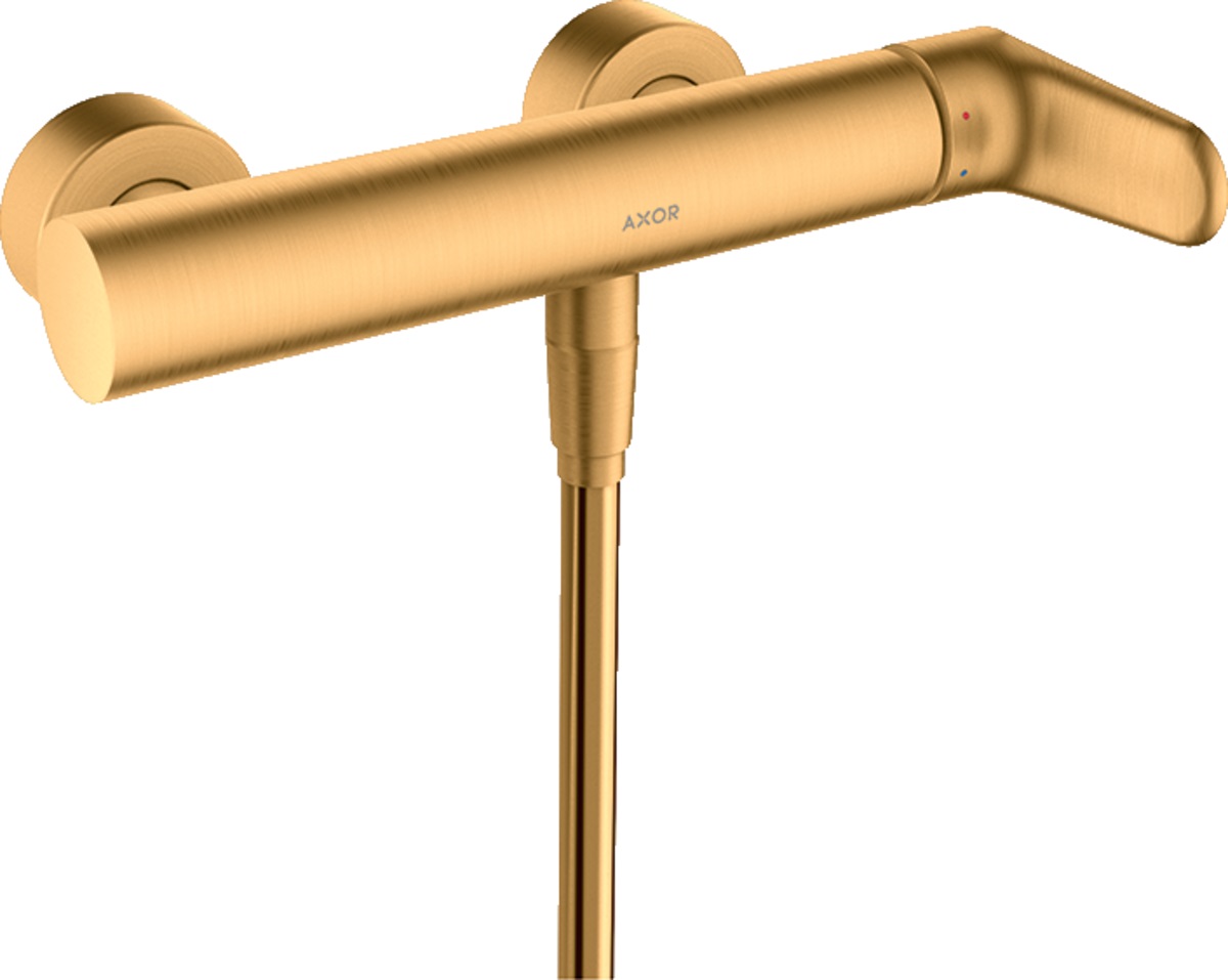 Axor Citterio M bateria prysznicowa ścienna złoty optyczny szczotkowany 34620250