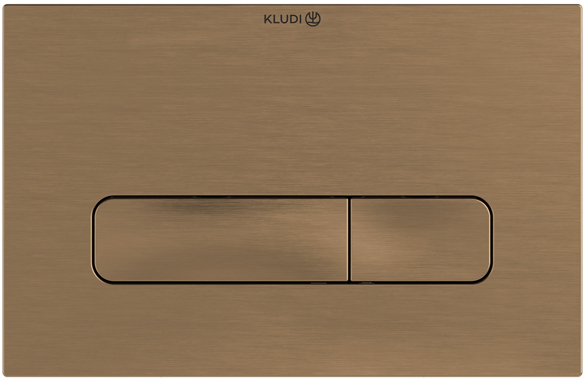 Kludi Unifix przycisk spłukujący do WC brązowy szczotkowany 30PP01N1