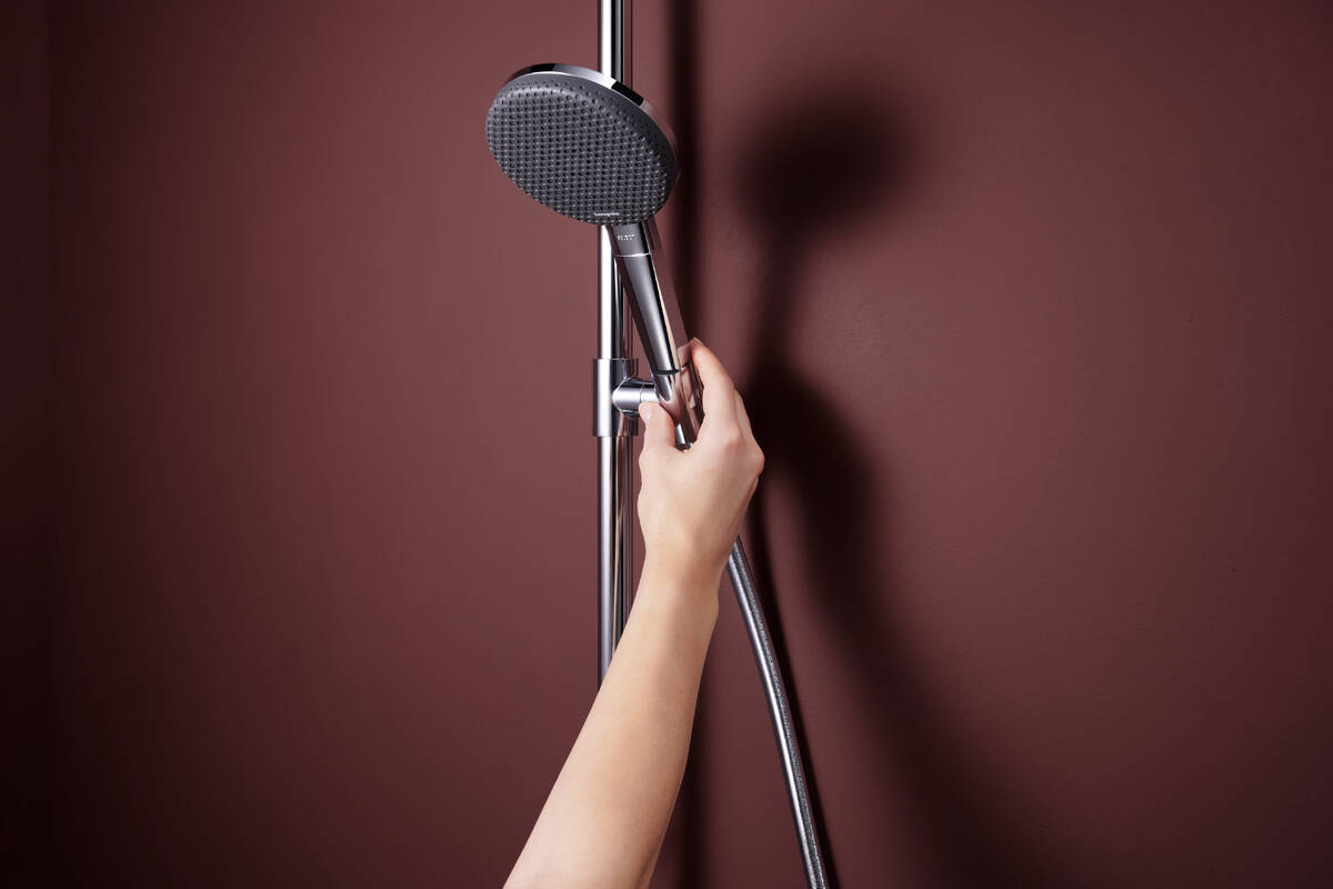 Hansgrohe Raindance Alive S Puro zestaw prysznicowy ścienny termostatyczny z deszczownicą chrom 24592000