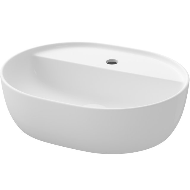 CERSANIT Umywalka nablatowa MODUO 50x40 owlana z półką i otworem na a