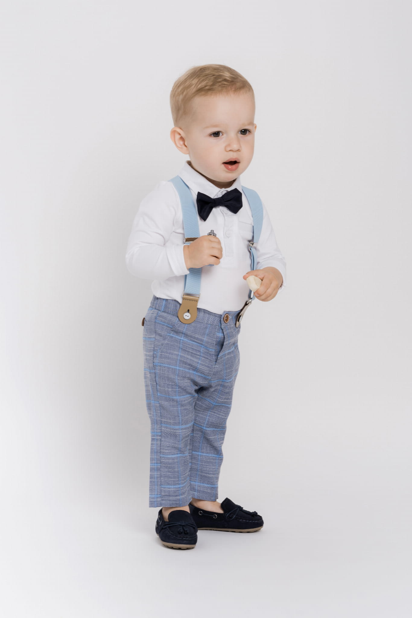 LaFerio Fly Komplet chłopięcy do chrztu 4 części