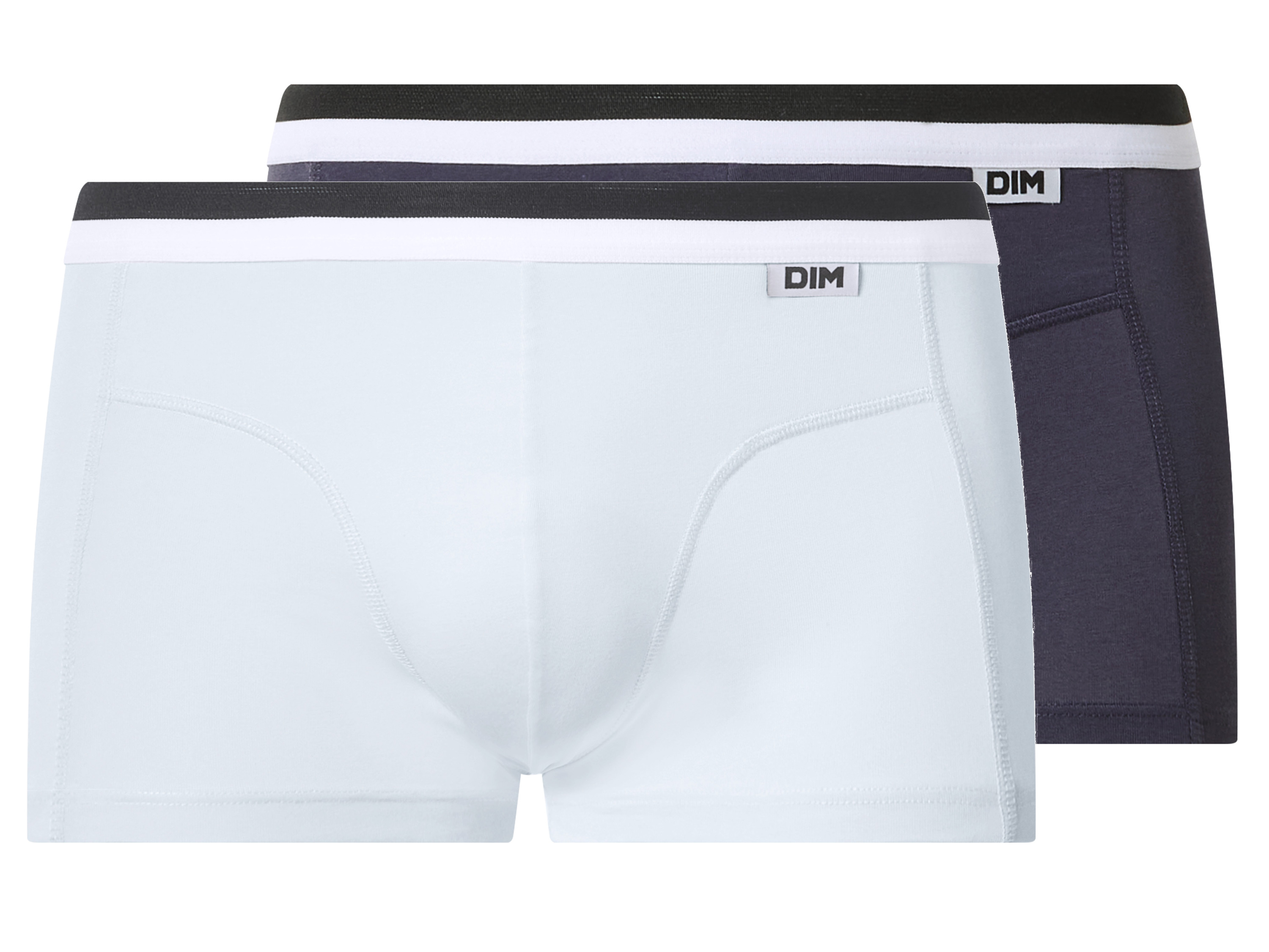 Dimian Bokserki męskie z bawełną, 2 pary Szary, 3/Xs