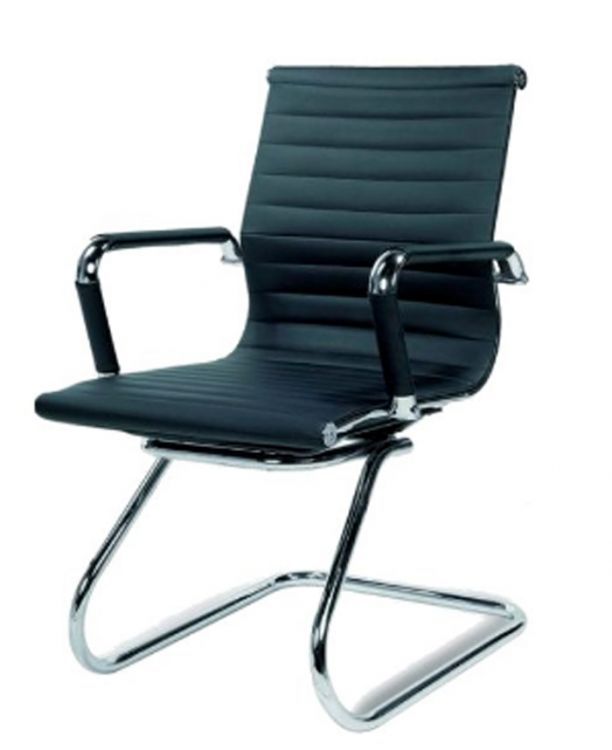 Fotel Halmar PRESTIGE SKID czarny 1 szt