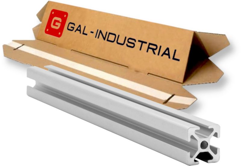 PROFIL KONSTRUKCYJNY ALUMINIOWY GAL-INDUSTRIAL 20x20 otwór 5mm DŁ. 320cm + Cięcie na wymiar 1 szt.