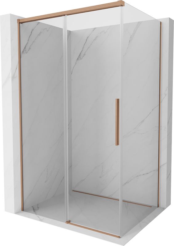 Kabina prysznicowa Mexen Rox miedź szczotkowana 155x75 cm 1 szt.