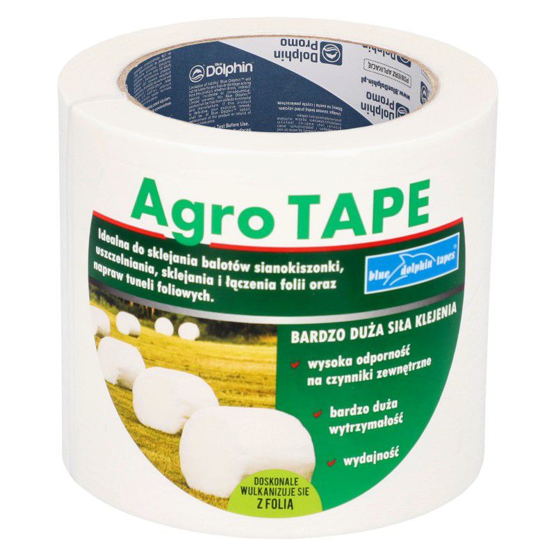 Taśma AGRO TAPE, Blue Dolphin, 100mm x 25m