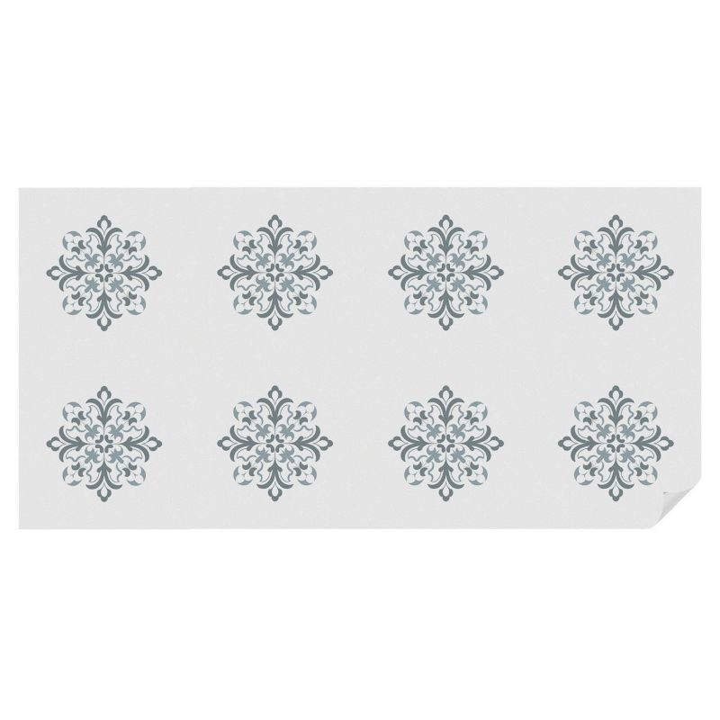 Naklejka Witrażowa Tulup 200x100 cm Folia na Szkło Ornament klasyczny w harmonijnej symetrii 1 rol.