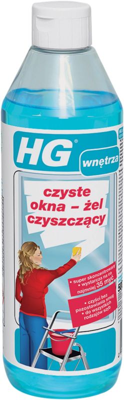 Żel czyszczący HG Czyste okna 500 ml