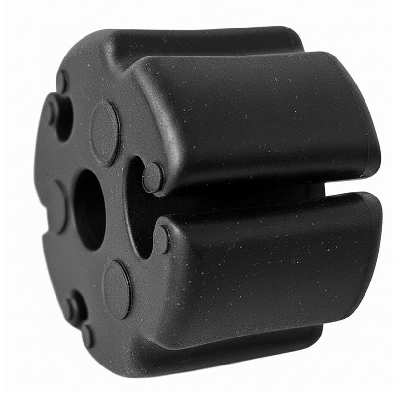 Spinka READY do Wędki Silikonowa Elastyczna Paski Do Spinania Uchwyt Zabezpieczający Czarna 6 szt.