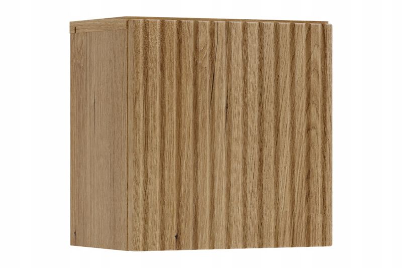 Szafka górna Qubik Furnidea 30 cm dąb Coast Evoke ryflowana 1 szt.