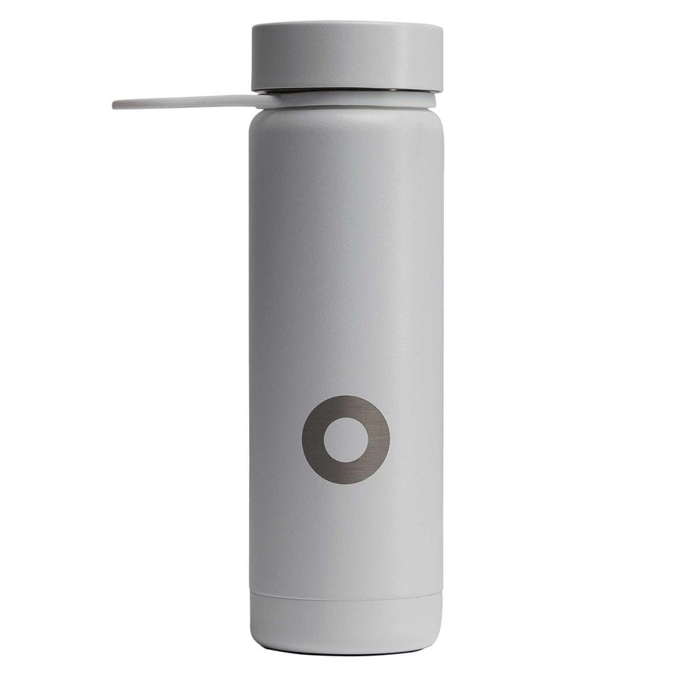 Bidon sportowy Bluewater, termos na wodę. Utrzymuje temperaturę. Kolor biały.