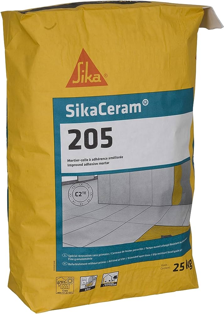 KLEJ DO PŁYTEK SIKA SIKACERAM 205 25KG C2TE