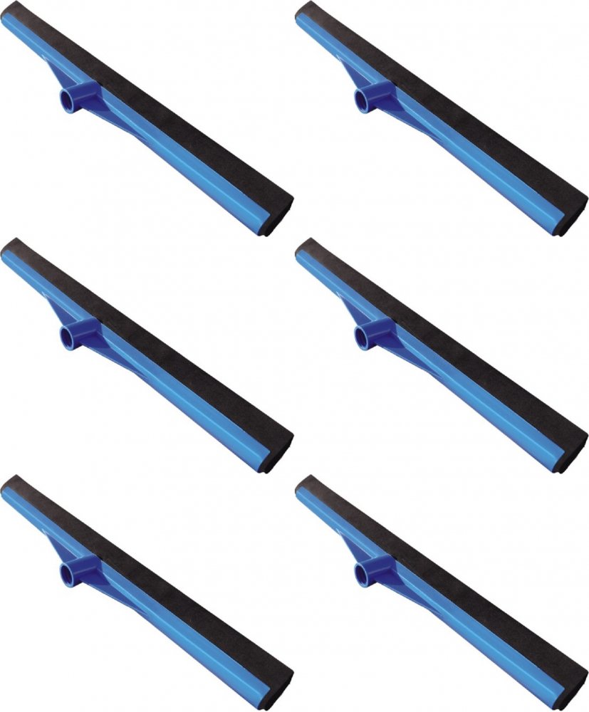 6x Ściągaczka do wody podłogowa York, 45cm, niebieski