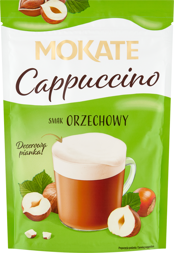 Kawa rozpuszczalna Mokate Cappuccino, orzechowy, 110g