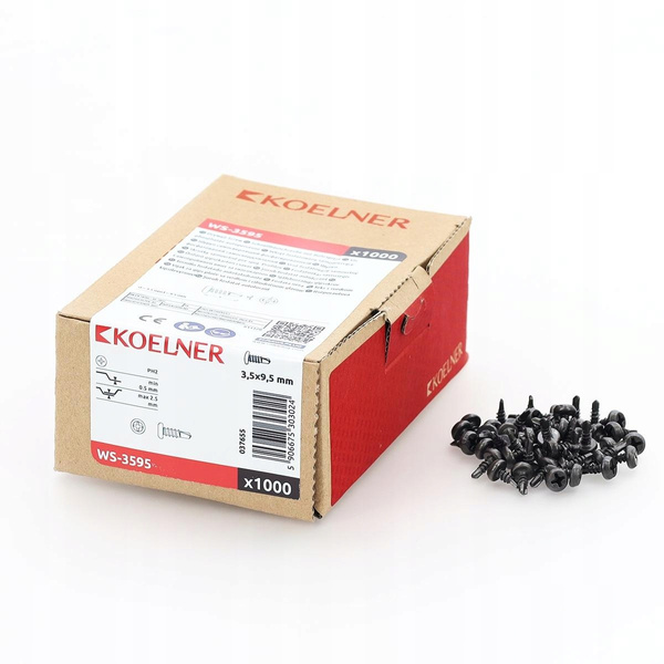 Wkręt samowiercący 3,5x9,5mm 1000 szt