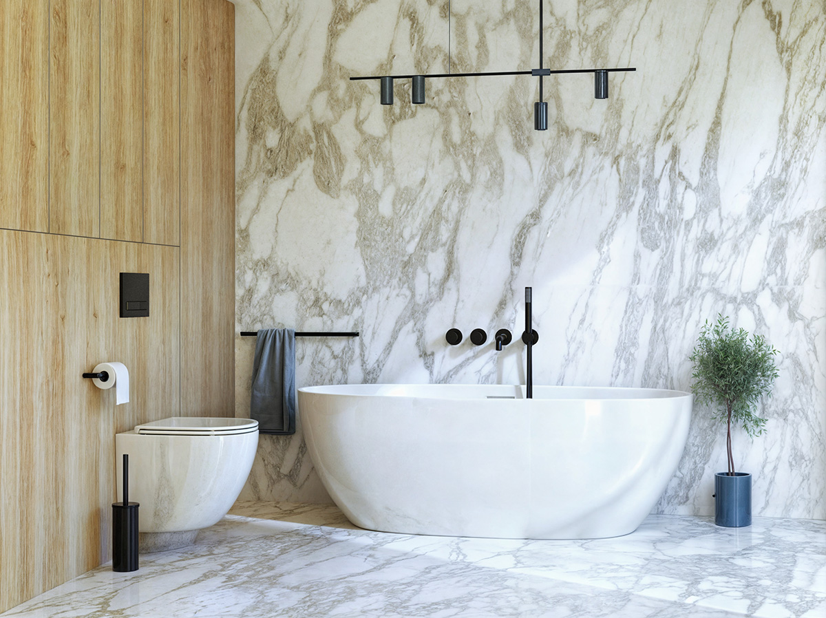 Oltens Hamnes uchwyt na papier toaletowy czarny mat 81111300