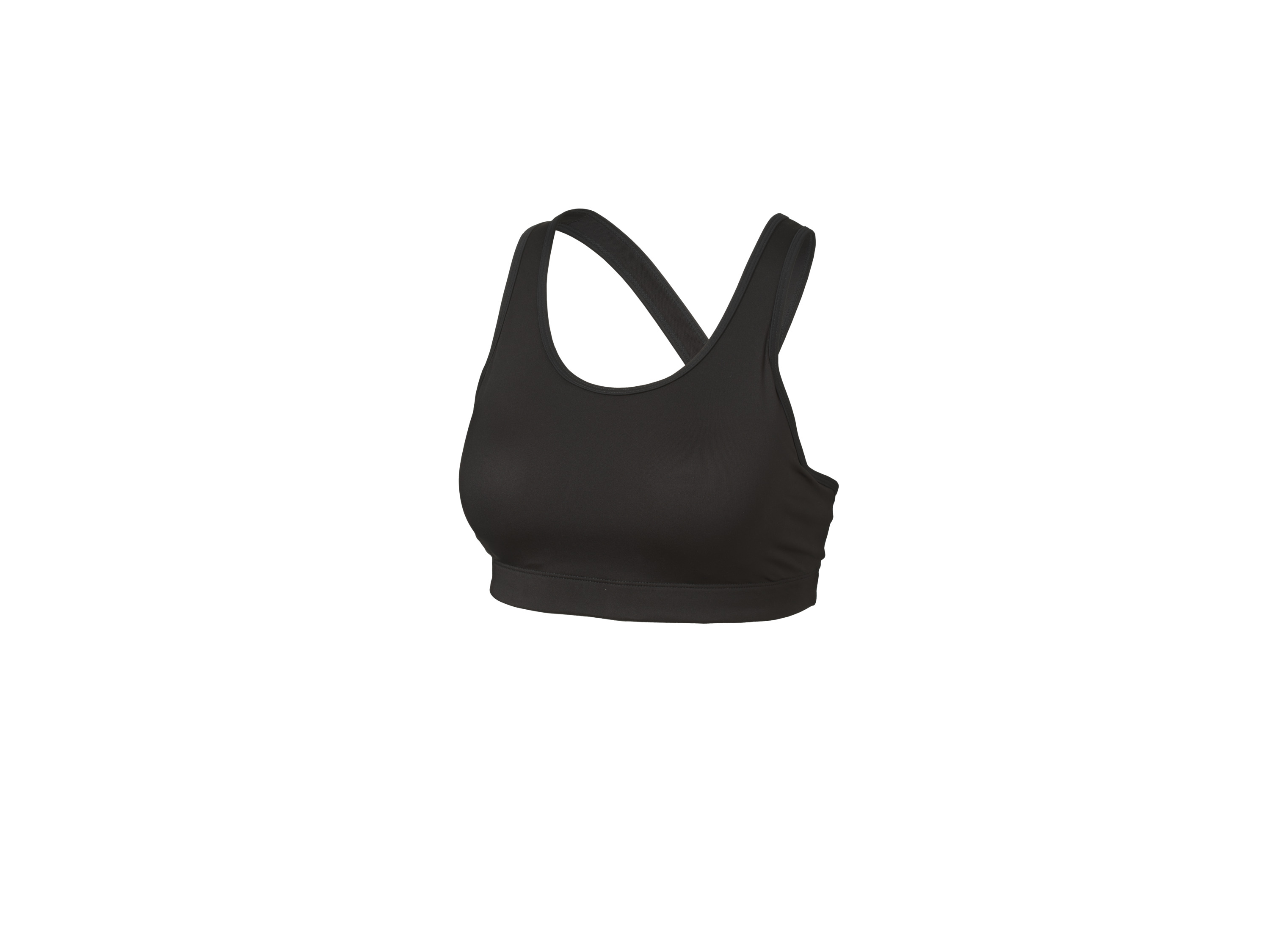 Crivit Biustonosz sportowy damski Czarny, L44/46