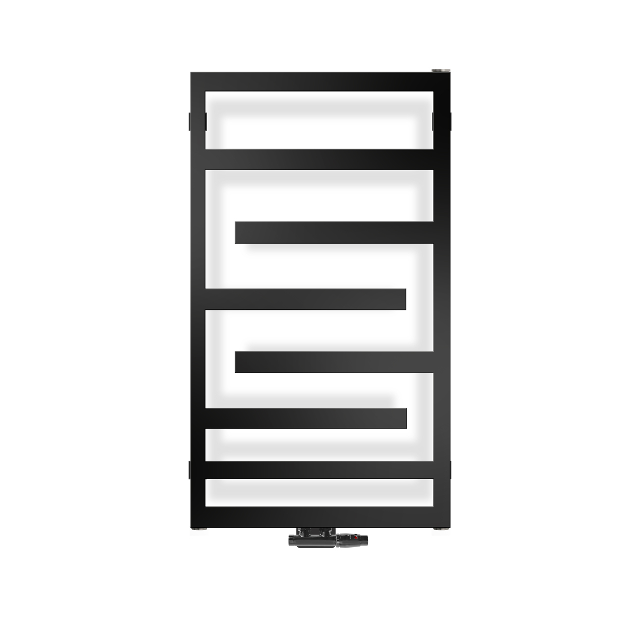 Darmowa Dostawa - Grzejnik łazienkowy dekoracyjny 88x50 cm czarny Oltens Flamma 55014300