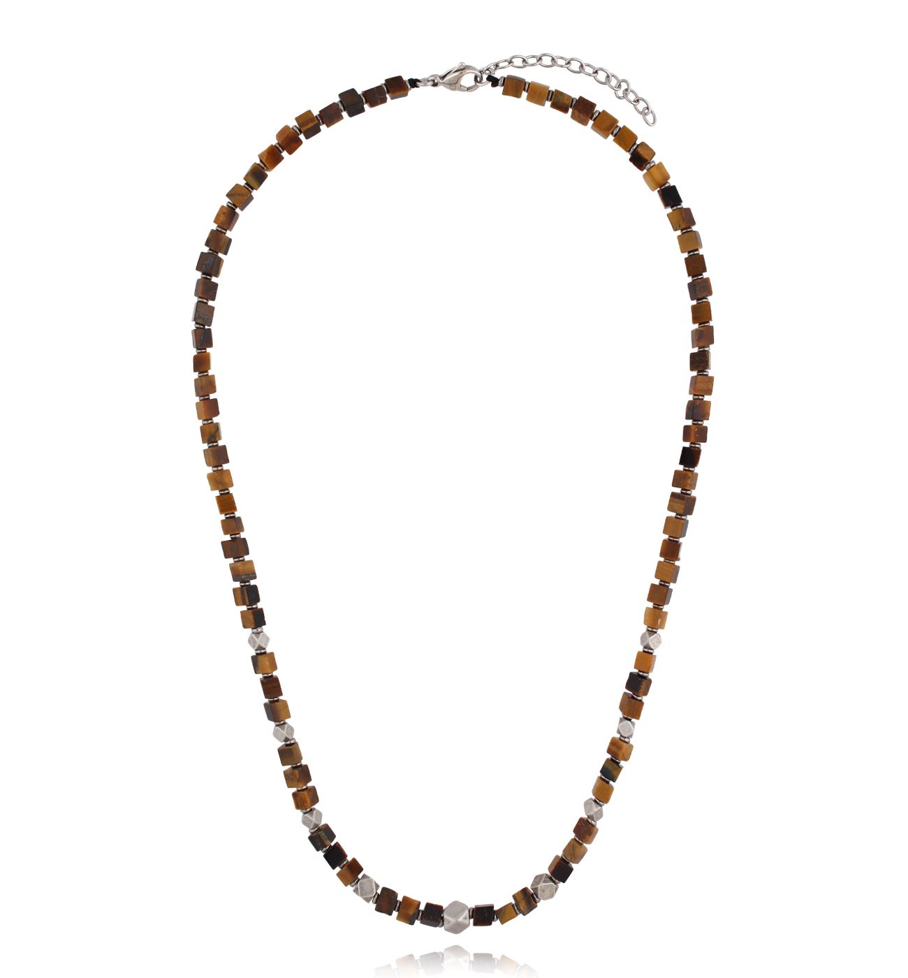 Naszyjnik z tygrysim okiem męski NMITC0258