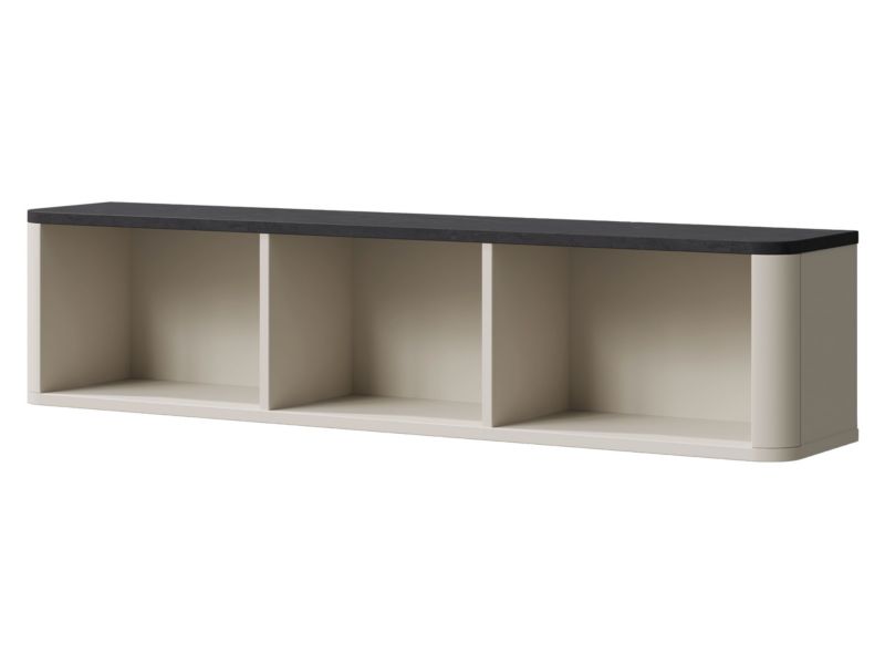 Półka zamknięta MIRJAN 24 Marly 20 kaszmir + szary kamień 1 szt.