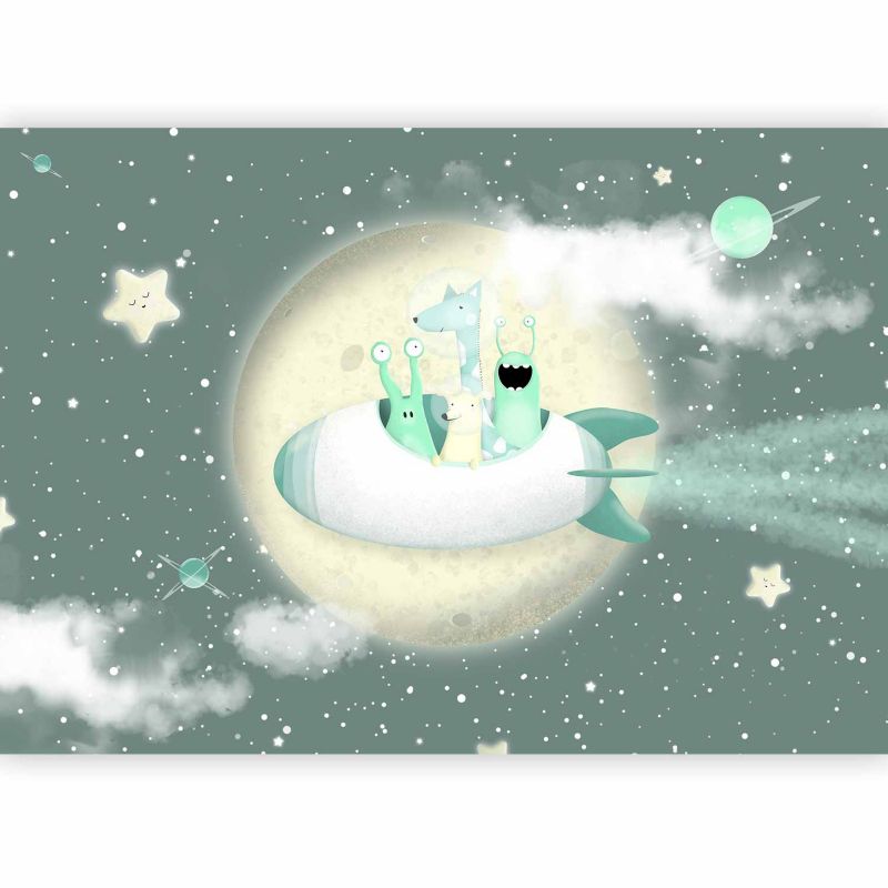 Fototapeta flizelinowa Artgeist 110g/m2 Dla dzieci czarna 400x280 (8 części) 10008ac rolka 1 szt